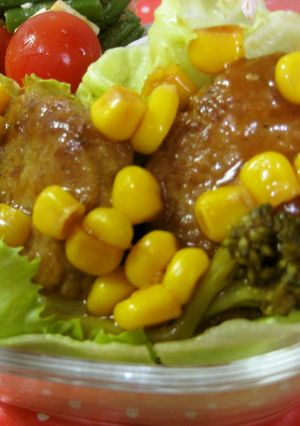 マッハで！お弁当用煮込み風★ハンバーグ-レシピのメイン写真