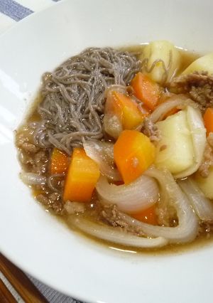 ひじき麺の肉じゃが-レシピのメイン写真