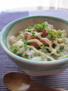 辛子明太子のねぎマヨ丼-レシピのメイン写真