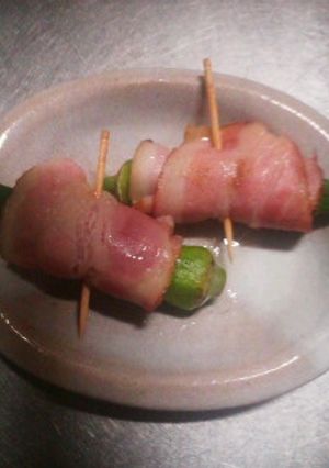 おくらのベーコン巻き-レシピのメイン写真