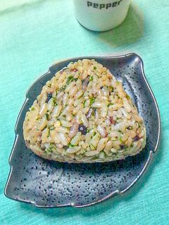 ぱぱっとおにぎり★青海苔醤油ペッパー-レシピのメイン写真