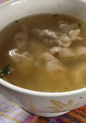 塩麹とレモンの塩漬を使うチキンスープ-レシピのメイン写真