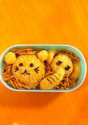 キャラ弁☆動物園弁当☆ライオン、ぞうさん-レシピのメイン写真