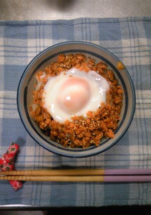 温たまとろ～り♡納豆ごはん-レシピのメイン写真
