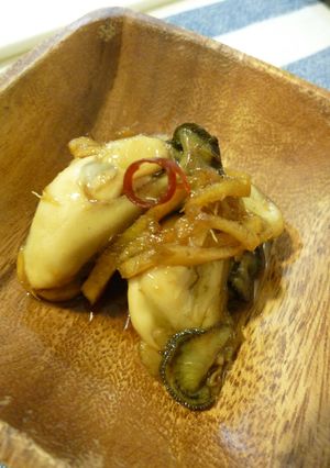 牡蠣のピリ辛煮-レシピのメイン写真