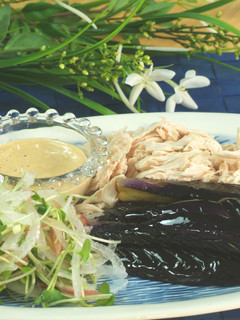 揚げなすと鶏ささみのサラダ-レシピのメイン写真