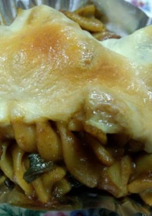 カレーの残りをお弁当に！マカロニチーズ☆-レシピのメイン写真