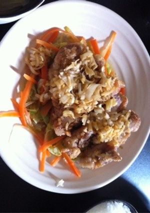 がっつり！鶏モモ肉の薬味ソース-レシピのメイン写真