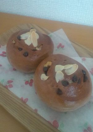 胡桃とチョコチップのココアパン-レシピのメイン写真