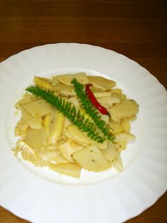 たけのこのペペロンチーノ風炒め-レシピのメイン写真