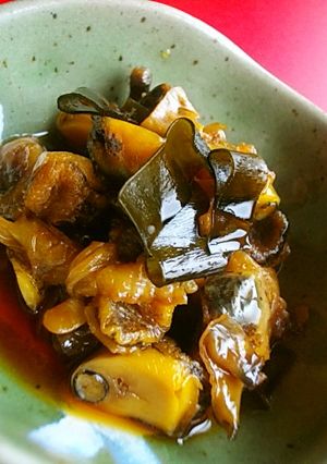麺つゆでつぶ貝と昆布の佃煮風～♪-レシピのメイン写真
