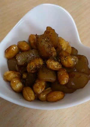 揚げ大豆と蒟蒻の甘辛-レシピのメイン写真