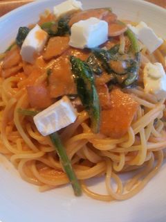 豆乳トマトクリームパスタ-レシピのメイン写真