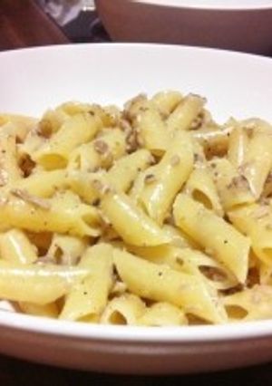 マッシュルームバターとチーズのパスタ-レシピのメイン写真