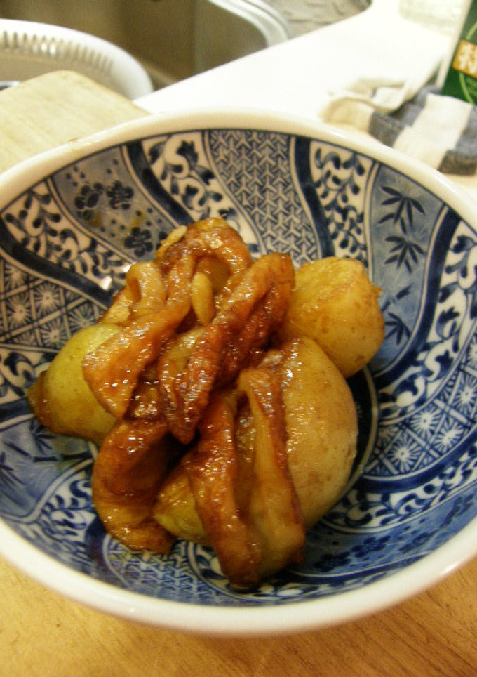 新じゃがいもとちくわの甘から煮-レシピのメイン写真