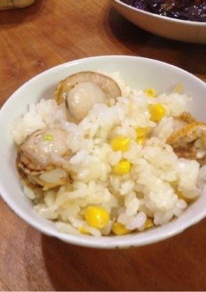 ホタテご飯-レシピのメイン写真