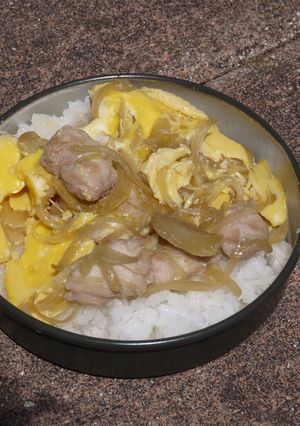 ２段ソーラー親子丼★ご飯も具も同時に調理-レシピのメイン写真