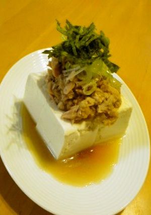 ツナゴマだれのせ冷ややっこ-レシピのメイン写真