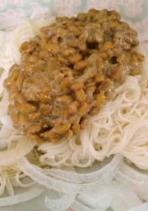 おじいちゃんレシピ３　納豆そうめん-レシピのメイン写真