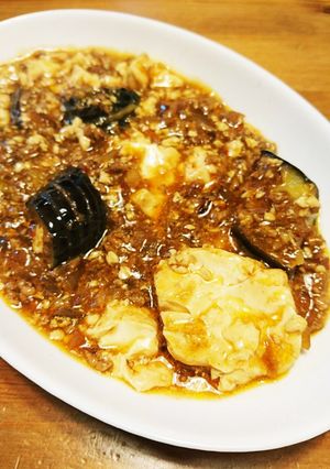 くずし麻婆茄子豆腐-レシピのメイン写真