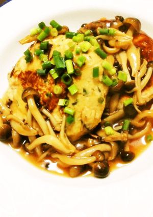 生おから入り豆腐ハンバーグ~きのこあん☆-レシピのメイン写真