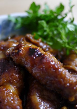 豚肉巻き巻き☆こってり味噌味-レシピのメイン写真