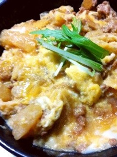 肉じゃがリメイク*親子丼もどき☆ランチに-レシピのメイン写真