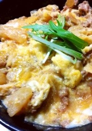 肉じゃがリメイク＊親子丼もどき☆ランチに-レシピのメイン写真