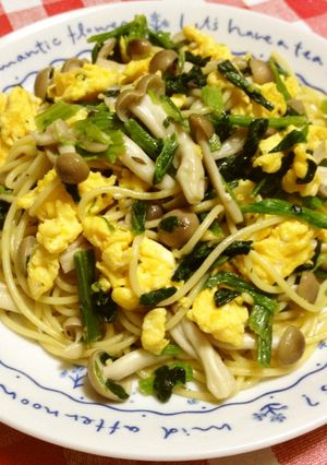 菜の花に...見えなくもない春パスタ♪-レシピのメイン写真