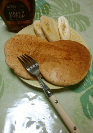 ホットケーキ　卵アレルギー乳アレルギー-レシピのメイン写真
