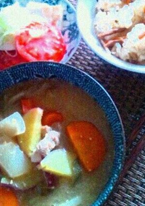 朝食！！けんちん汁風-レシピのメイン写真