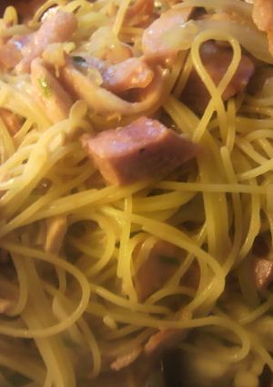 ベーコンとツナのスパゲティ-レシピのメイン写真