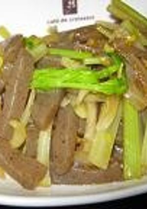 セロリとコンニャク炒め-レシピのメイン写真