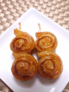 お弁当に♪クルクル竹輪の照り焼き-レシピのメイン写真