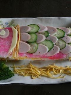 こどもの日に!元気に泳ぐ鯉のぼり寿司-レシピのメイン写真
