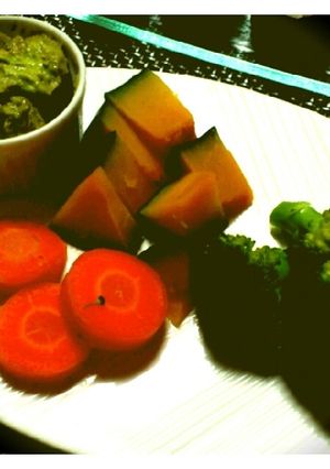 絶品アボガドソースで食べる♪蒸し野菜-レシピのメイン写真