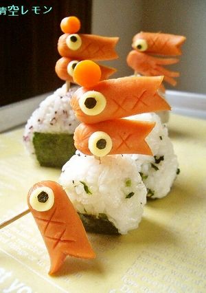 ♫♬子供の日★ウインナーこいのぼり♫♬　-レシピのメイン写真