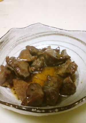 『砂肝のﾚﾓﾝ風照り焼き』-レシピのメイン写真