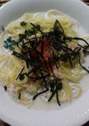 魅惑の明太クリームパスタ-レシピのメイン写真