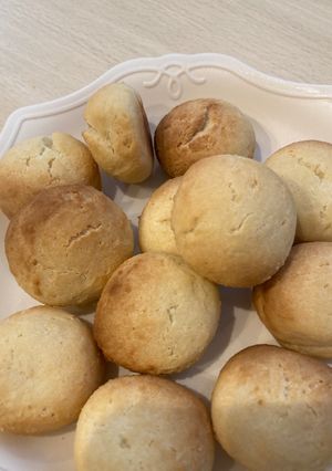 米粉クッキー　さくらラテ味　油を使わないクッキー-レシピのメイン写真
