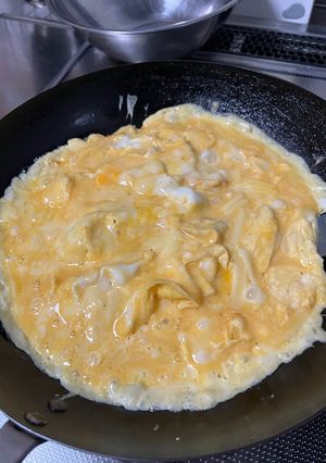 チーズたんぽぽたまご焼き-レシピのメイン写真