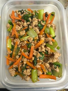 ビビンバ風炒めの冷凍弁当-レシピのメイン写真