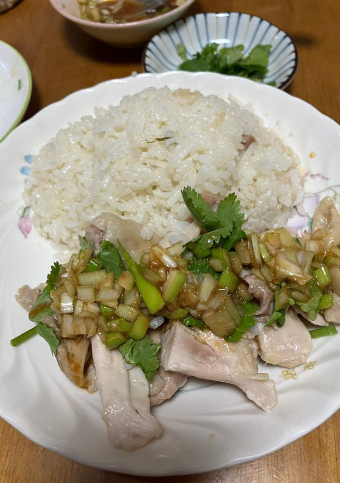炊飯器でカオマンガイ風炊き込みご飯-レシピのメイン写真
