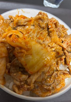 豚キムチ丼-レシピのメイン写真