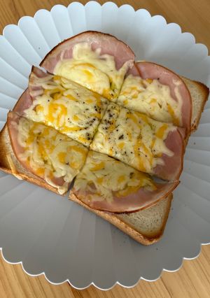 ハムチーズトースト-レシピのメイン写真