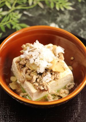 簡単！冷製☆青い麻婆豆腐-レシピのメイン写真