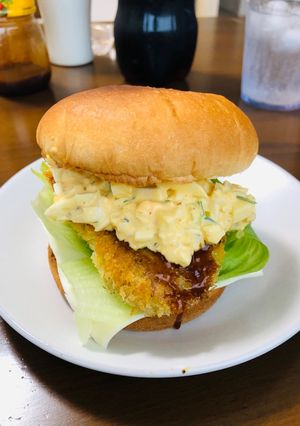 【ふるさと納税活用】カツオのカツバーガー-レシピのメイン写真