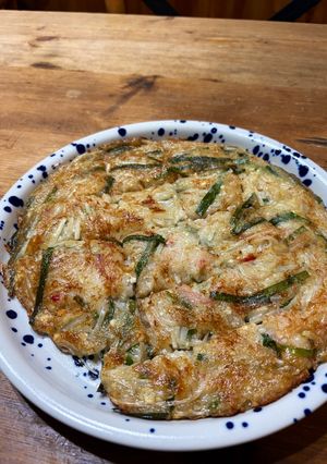 豆腐ともやしとカニカマのお焼き-レシピのメイン写真