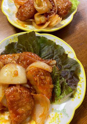 チャチャっと簡単⭐︎さつま揚げのチリソース-レシピのメイン写真