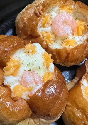 グラタンパン-レシピのメイン写真